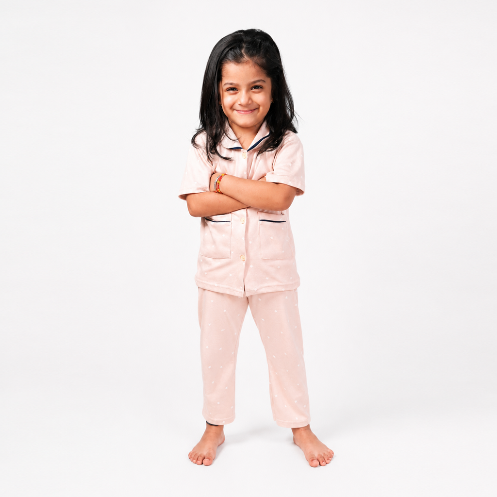 BAMBOOM Kids Pure Cotton Night Suit