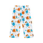 BAMBOOM Kids Pure Cotton Night Suit | Frog & Stars Print White Sleepwear Set